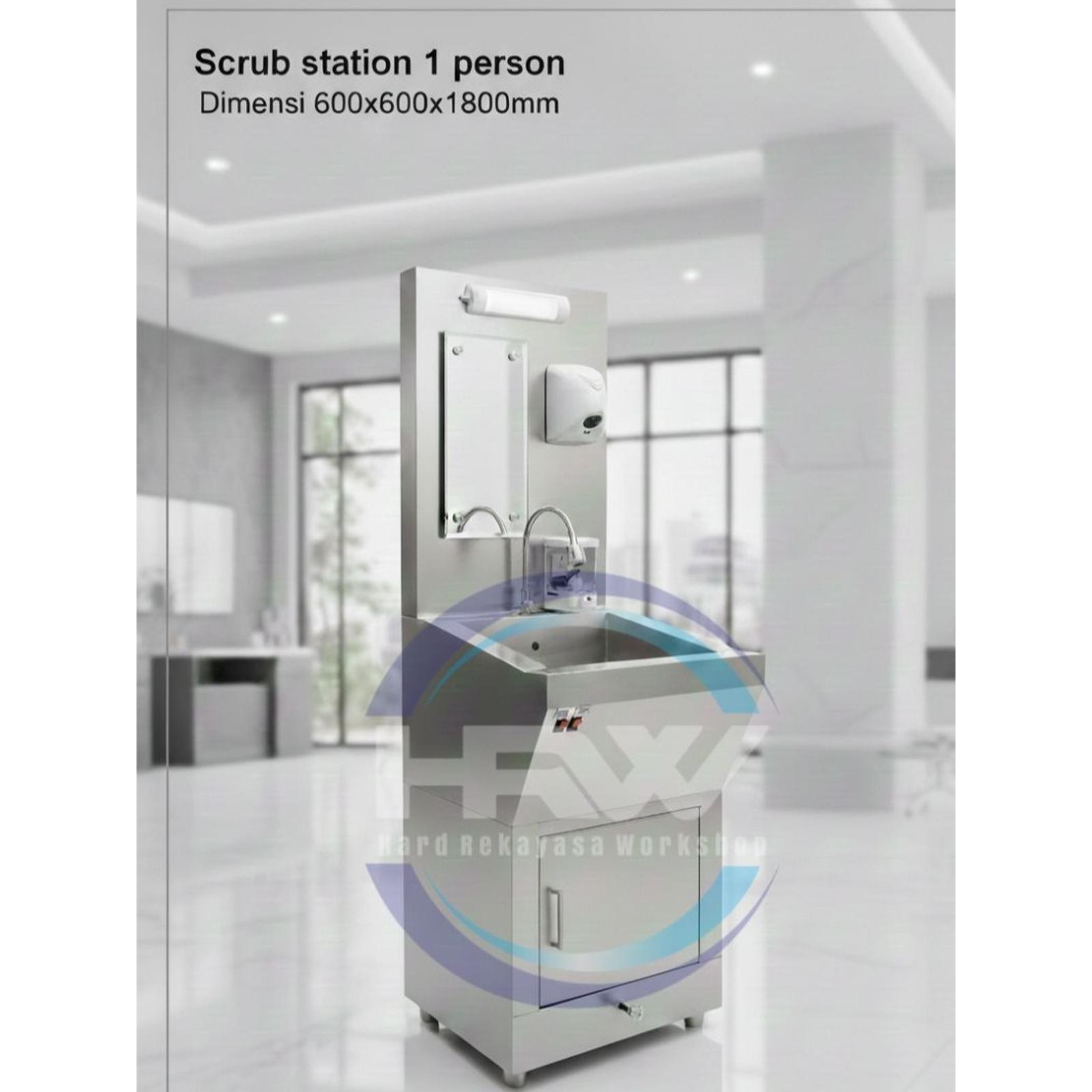 Scrub Station 1 Person Automatic