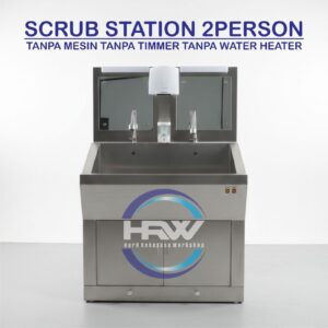 Scrub Station 2 Person Tanpa Mesin Tanpa Timer