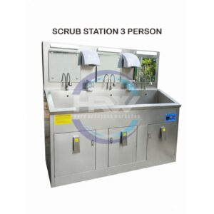 Scrub Station 3 Person Material Stainless Steel