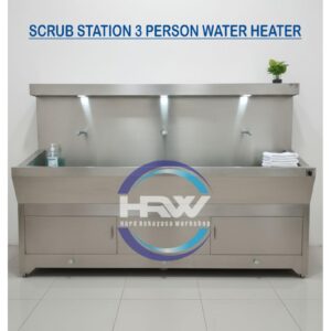 Scrub Station 3 Person Water Heater Otomatis