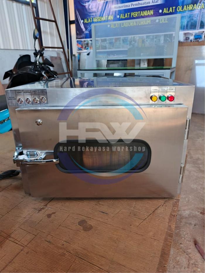 Passbox Stainless Steel 304, UK 60×40×40 Magnetik Interlok System - Image 4